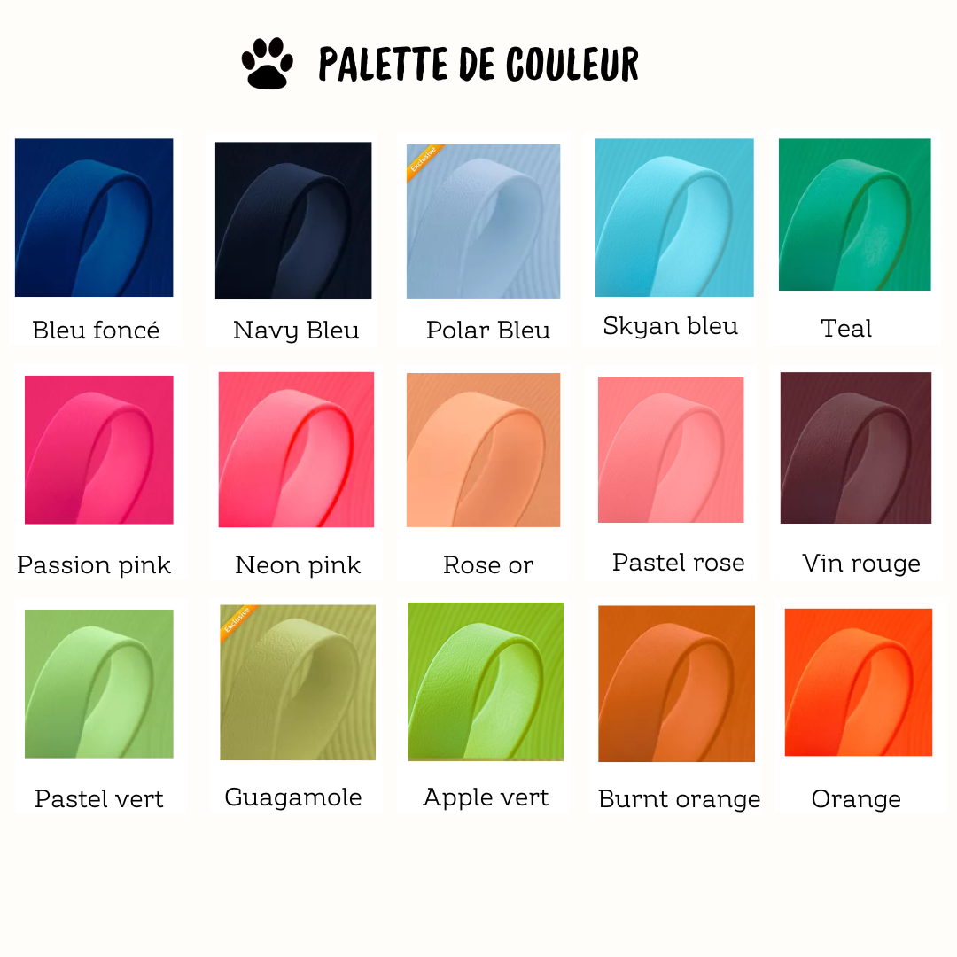 La "PuppyGrip" . Laisse - Poignée. - Palette de couleurs personnalisable pour laisse fait main en biothane par LC.Riya LesCréaDeRiya BDSM. - LesCréaDeRiya - LC.Riya - Oui - biothane, fait-main, laisse, personnalisable, puppy-play