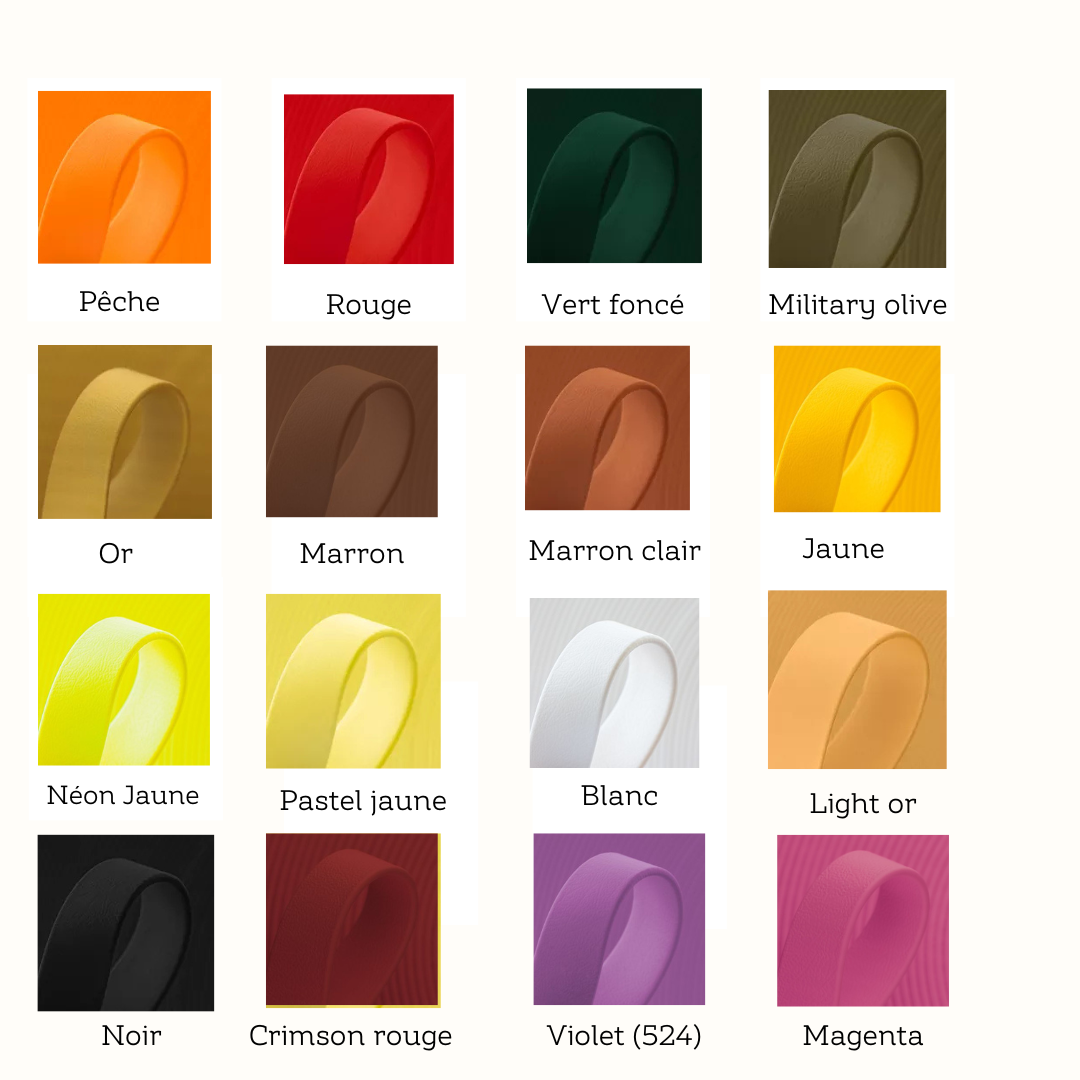 Arcadia - Collier personnalisable en BioThane®.