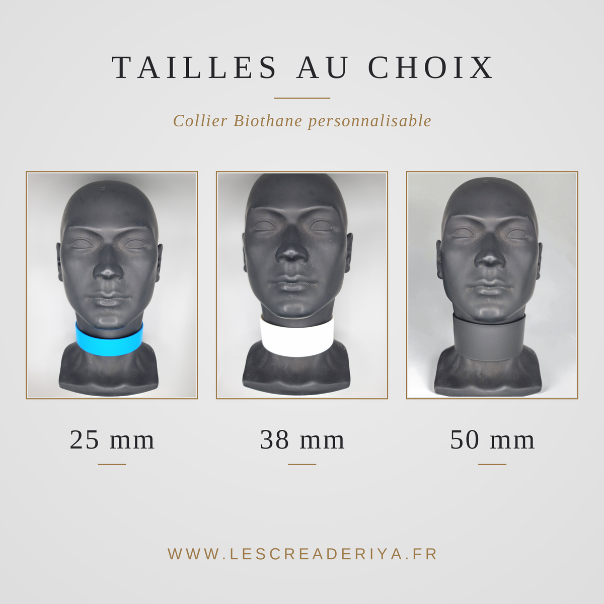 The Docile - Customizable BioThane® collar.
