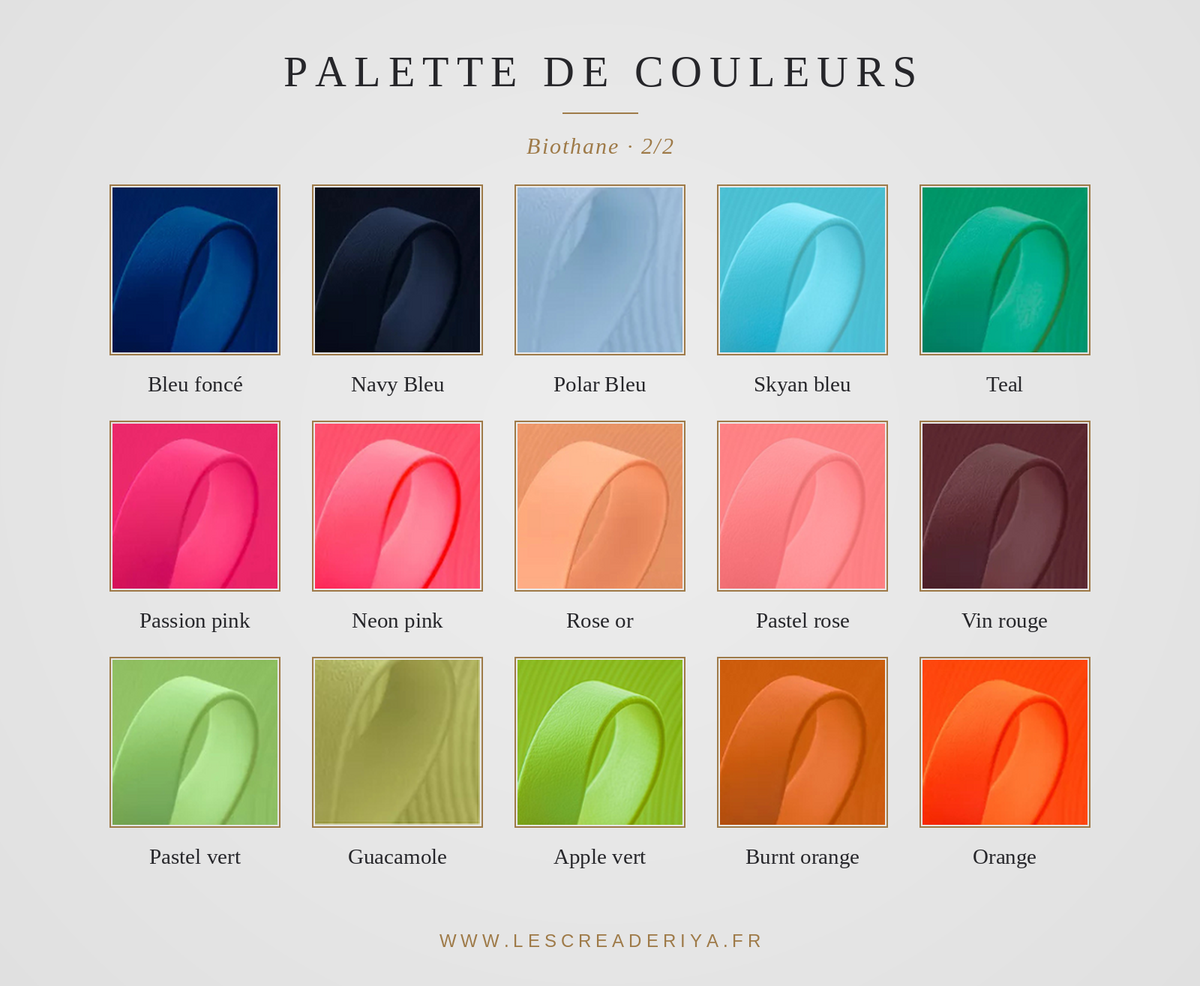 The Docile - Customizable BioThane® collar.