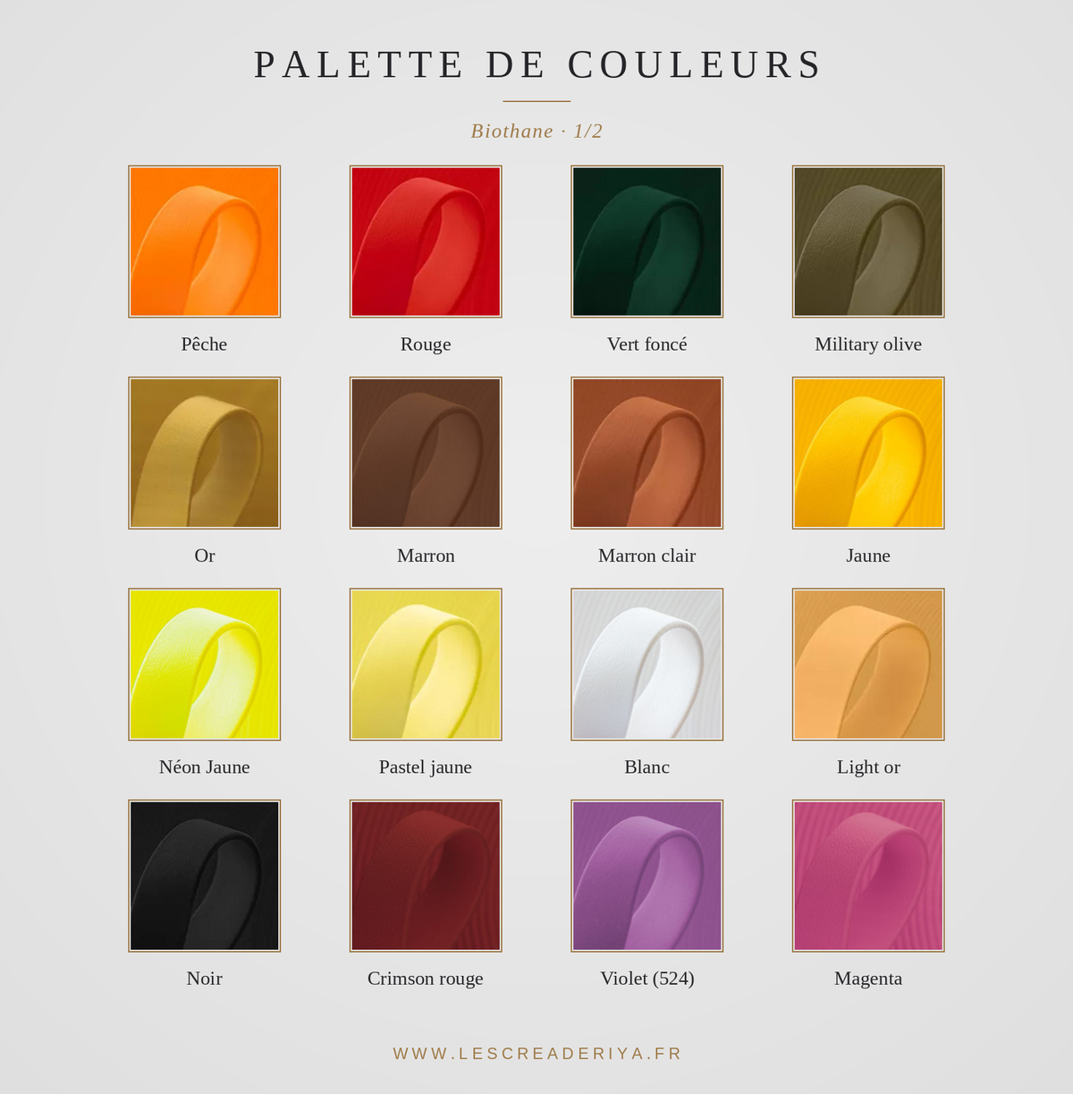 The Docile - Customizable BioThane® collar.
