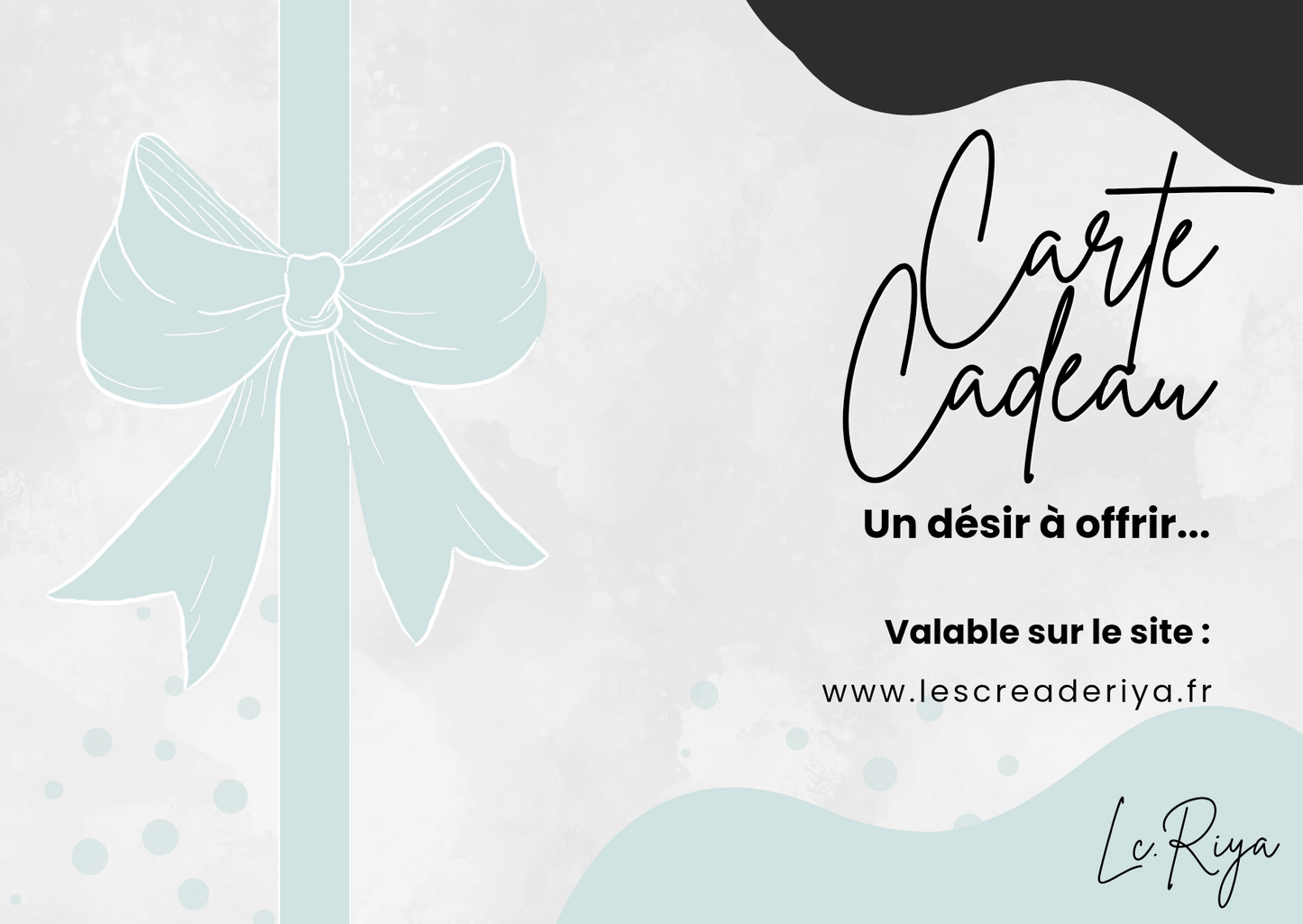 Carte Cadeau - Un désir à offrir 🎁