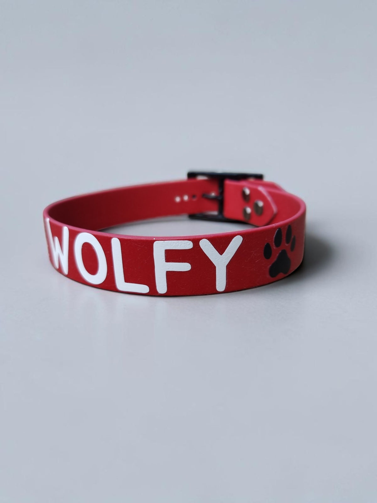 The Woof - Customizable BioThane® collar.