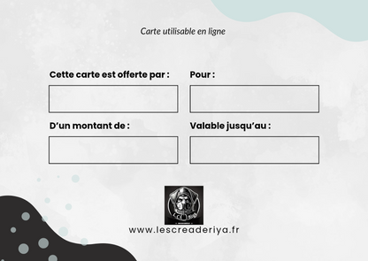 Carte Cadeau - Un désir à offrir 🎁