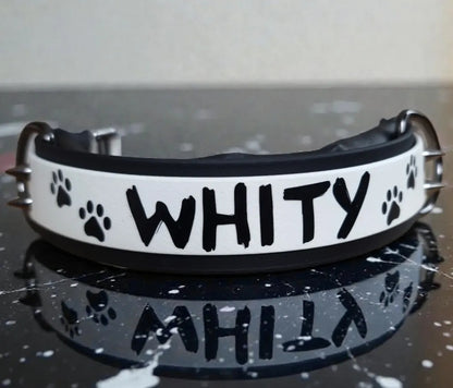 Hécate - Collier personnalisable en Biothane.